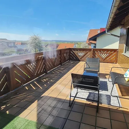Hejjonte-fewo 135m2 Design-apartment 85zoll Kino - Nahe Marburg Appartement *